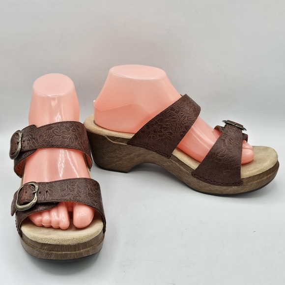 Dansko Sophie leather strap sandals size 41 us size 10.5/11 - Picture 4 of 16
